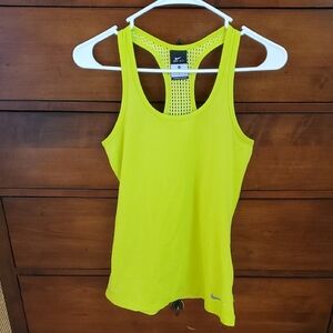 Nike Women's Vibrant Yellow Tank Top